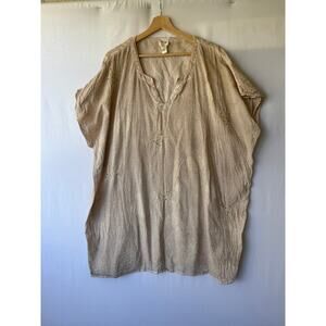 Sand & Spirit Tan Beach Cover Up- Size OSFA